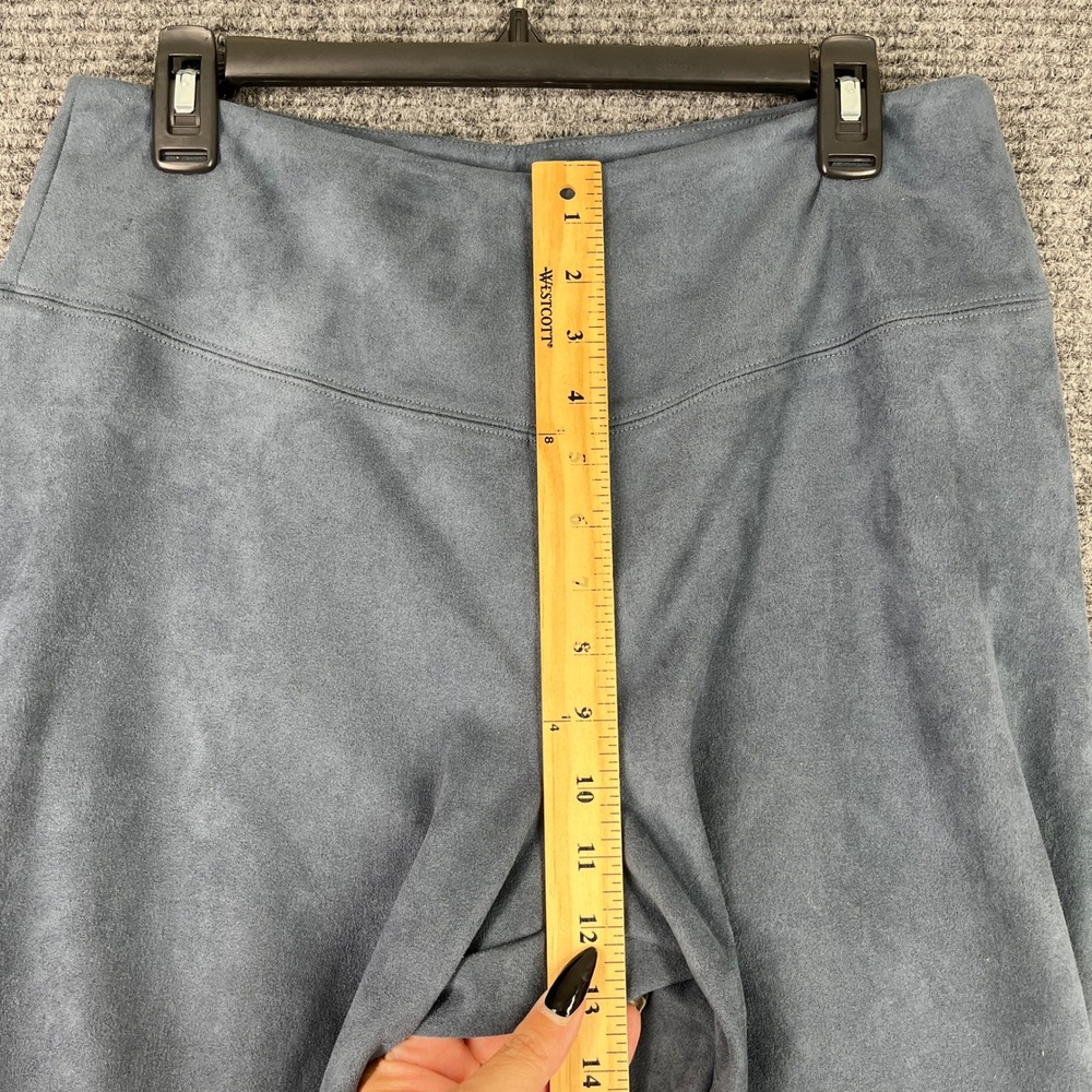 White House Black‎ Market Runway Legging Womens 14L Faux Suede Stretch Work Wear - Picture 8 of 11